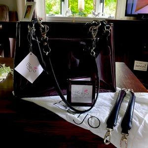 Beijo Women's Brown Patent Bag